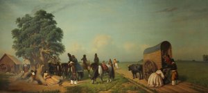 Een pauze op het veld